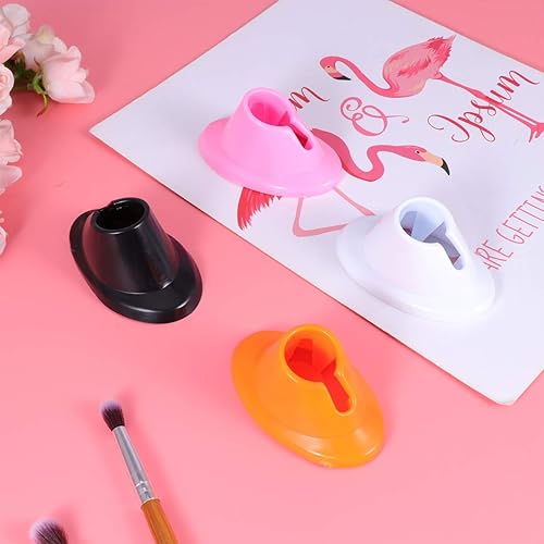 Miniatura 5 de Caja organizadora de almacenamiento de uñas, soporte para botellas de esmalte de uñas, 8 soportes de esmalte de uñas antiderrames, base de botella