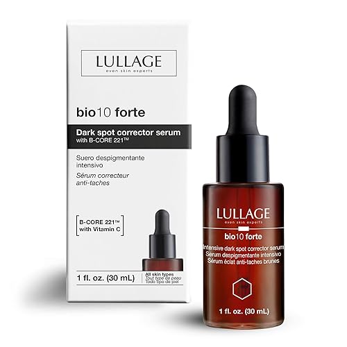 Bio10 Forte - Gotero de suero intensivo de manchas oscuras con B-CORE 221TM 1 fl oz para hidratar e incluso el tono de la piel de Lullage