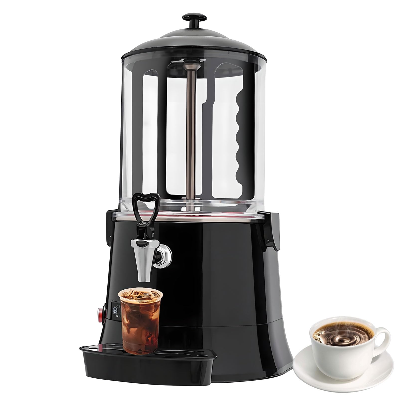 JKJZSALJ Hot Chocolate Maker, 400W Melting Dispenser With Adjustable Temp 30-90℃, For Heating Beverage Coffee Milk Tea Juice,10L