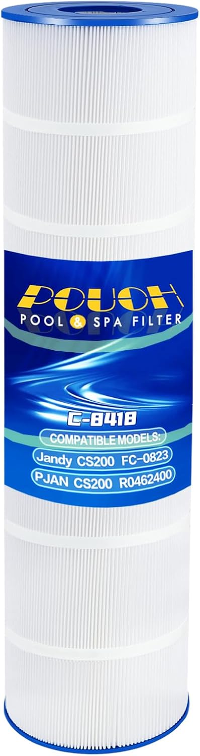 CS200 Pool Filter Cartridge Compatible with Jandy CS200, Unicel C-8418, PJANCS200, R0462400, Filbur FC-0823, Aladdin 35002, 17-175-3628, 833-205, 200 Sq.ft Filter Cartridge, 1 Pack