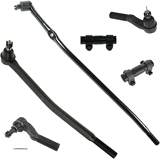 Tie Rod and Adjusting Sleeve Front 6 Piece Kit for 92-06 Ford E250 E350 E450 Van