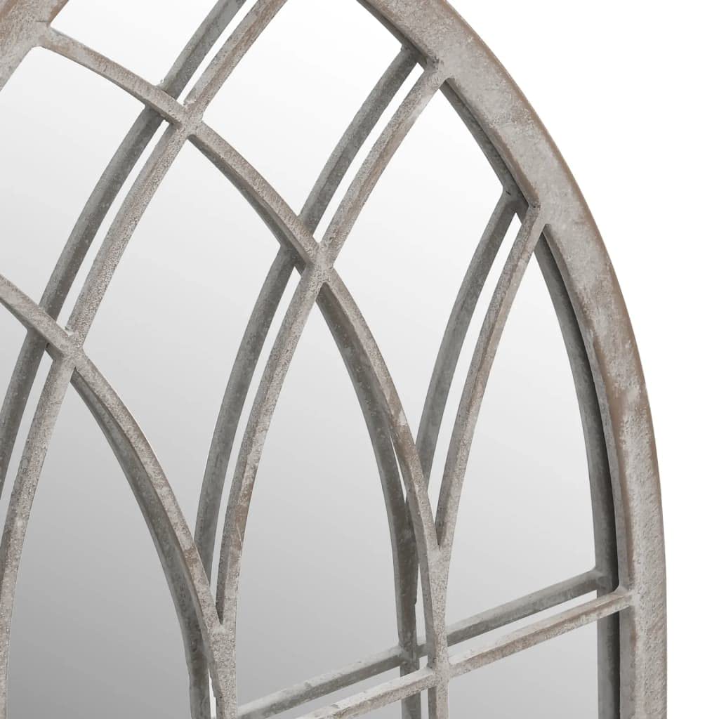 vidaXL Miroir de Jardin Sable 70x30 cm Fer pour Utilisation extérieure