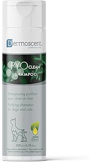Antibakterielles Hundeshampoo gegen Hautinfektionen & Juckreiz | Mit Propolis, Honig & ätherischen Ölen | Feuchtigkeitsspendend für Hunde & Katzen | PYOClean Shampoo von Dermoscent product image