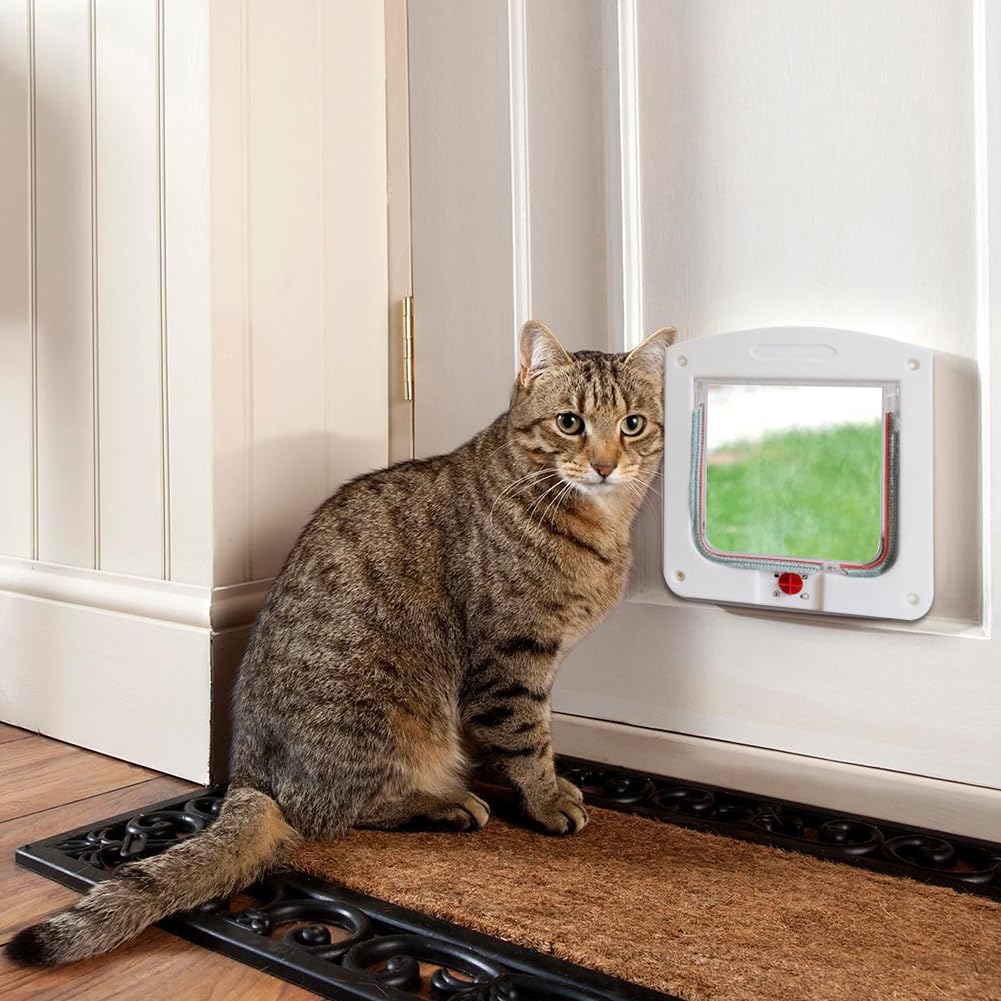 Cat Door, Cat Flap, Pet Door, Weatherproof Pet Door, Easy Installation, Controlled Entry and Exit of Pets - Image 2