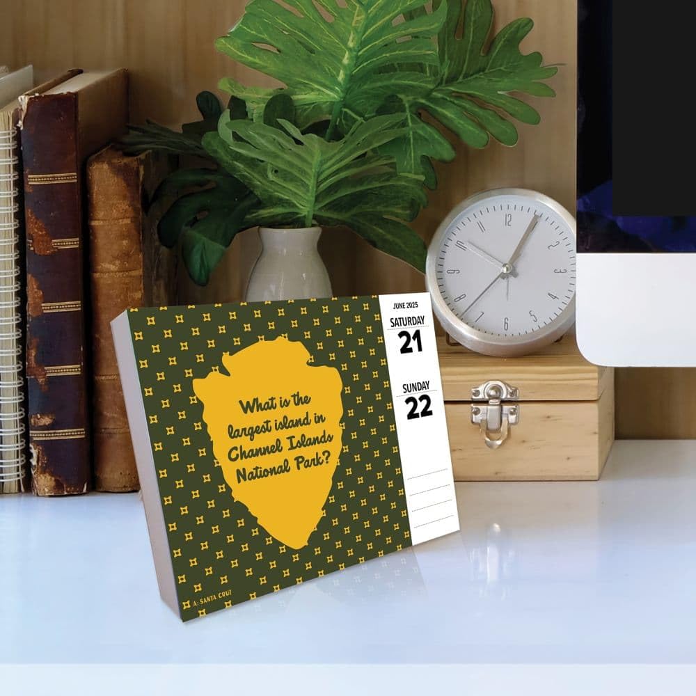 National Park Trivia 2025 6.2" x 5.4" Box Calendar - Image 4