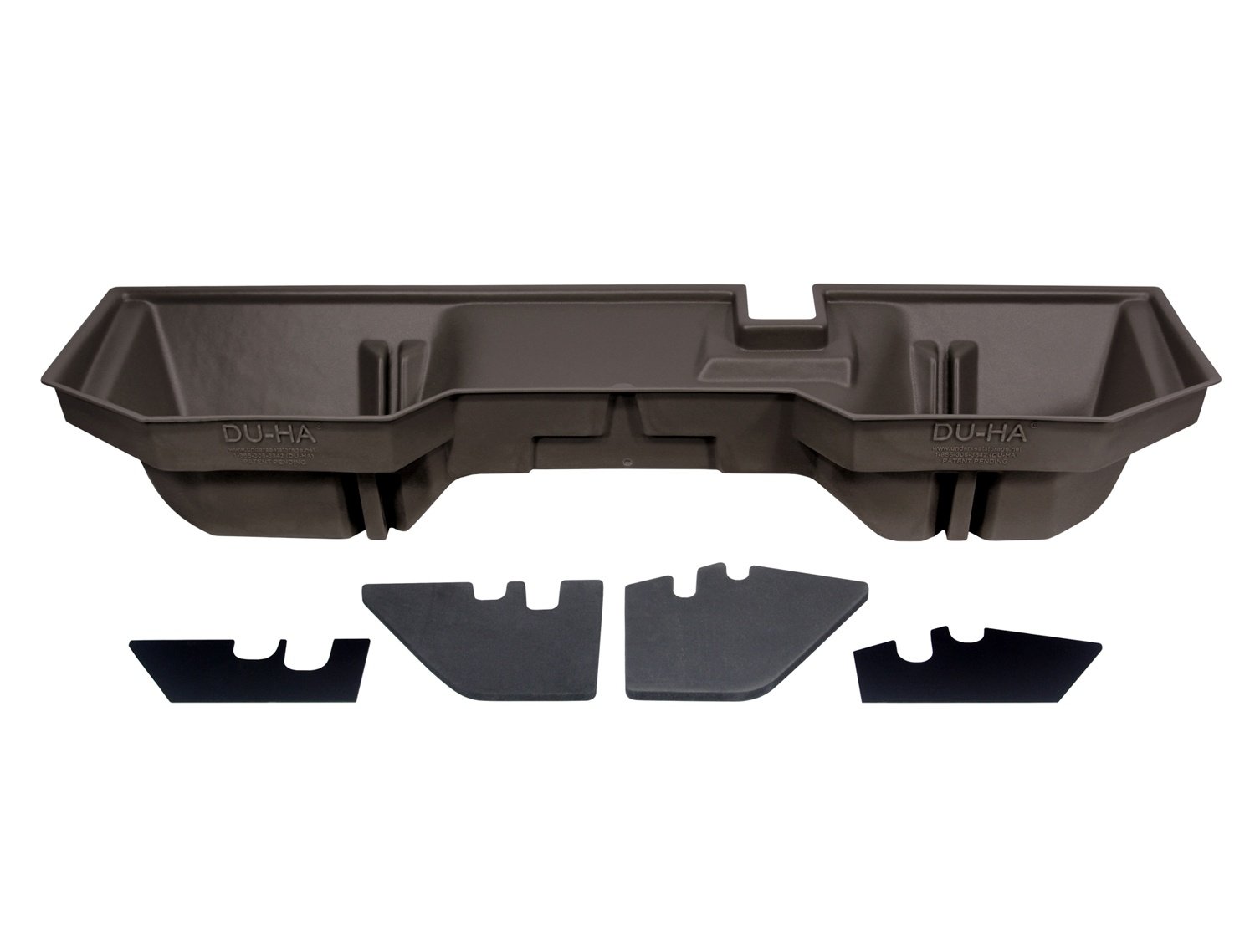 DU-HA Under Seat Storage Fits 09-18 Dodge/Ram 1500 Quad & Crew Cab and 09-18 Dodge/Ram 2500 & 3500 Quad & Crew Cab, Dk Brown, Part #30086