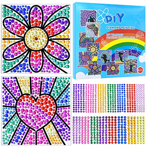 Zoonvii Atrapasueños para niños y manualidades con diamantes, regalos para niñas de 6, 7, 8, 9 y 10 años, juego de manualidades para niños Cover