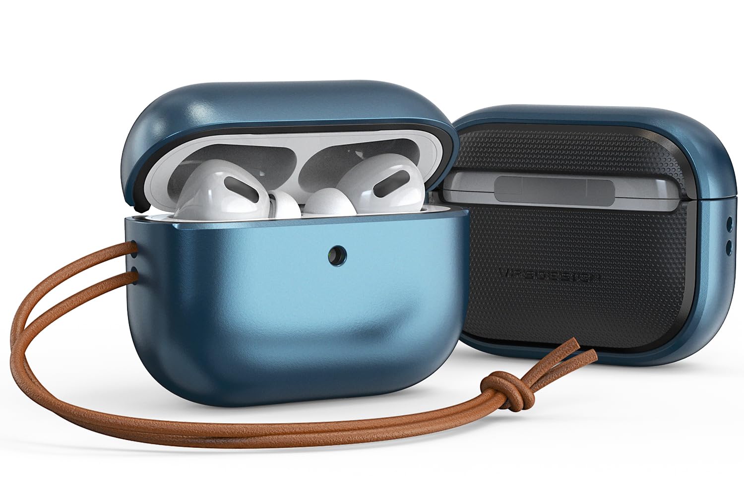 VRS Design Modern for Apple AirPods Pro 3rd Generation Case (2025) – Modern Minimal Style with Slim Profile and Precise Fit Compatible with AirPods Pro 3 (Ice Blue)