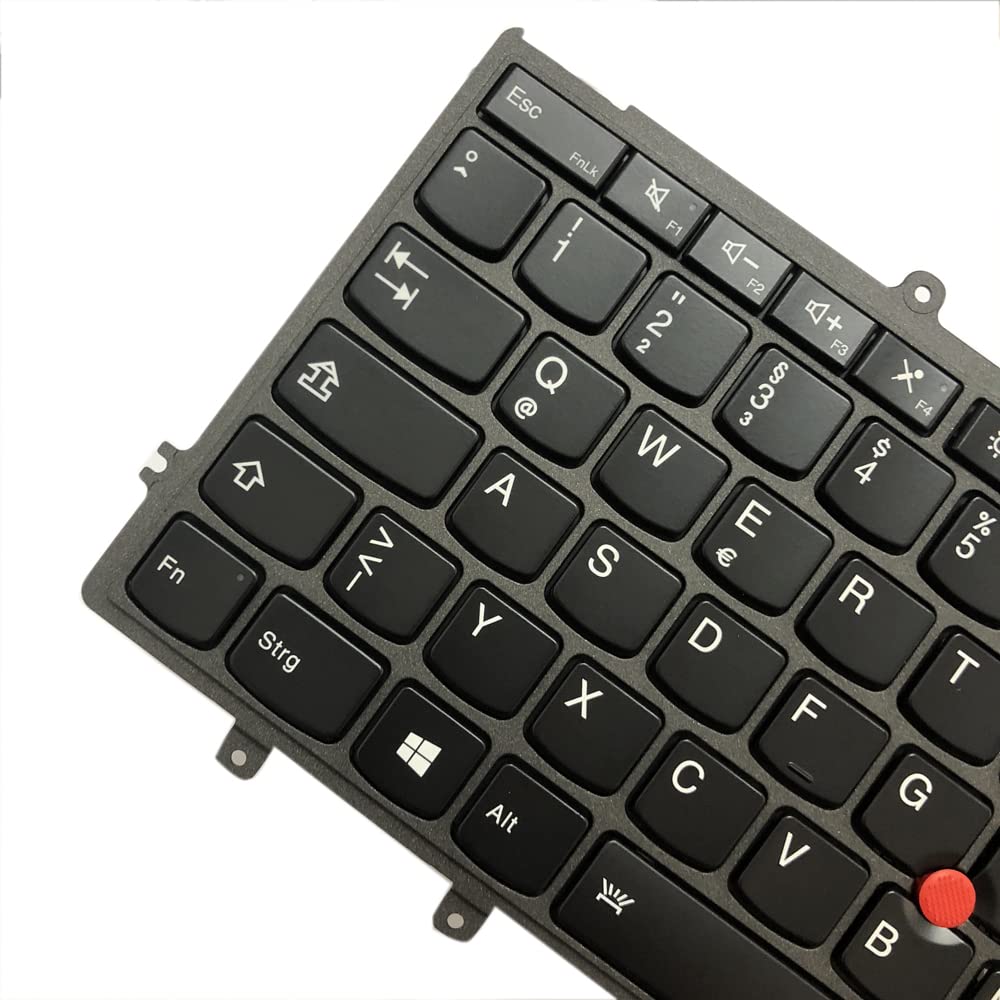 Gintai Teclado alemán QWERTZ Retroiluminado para Lenovo ThinkPad X230S, X240, X240S, X250, X260, X270, A275 04X0189 04X0227 0C43994 0C44032 CS13XBL-84D0 Keyboard Backlit Laptop