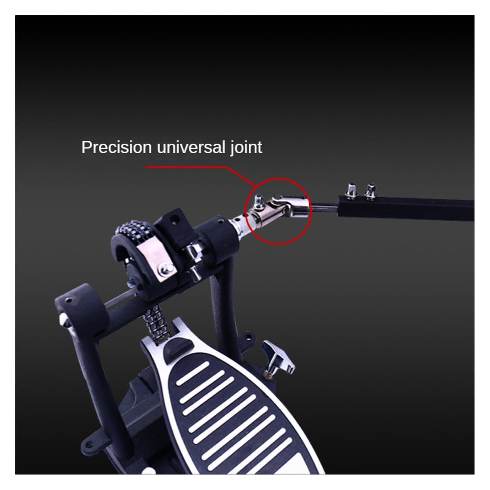 Pédale de grosse caisse Kit De Batterie Double Pédale Tread Hammer Double Chaîne Tambour Pédale Drumstick Drummer