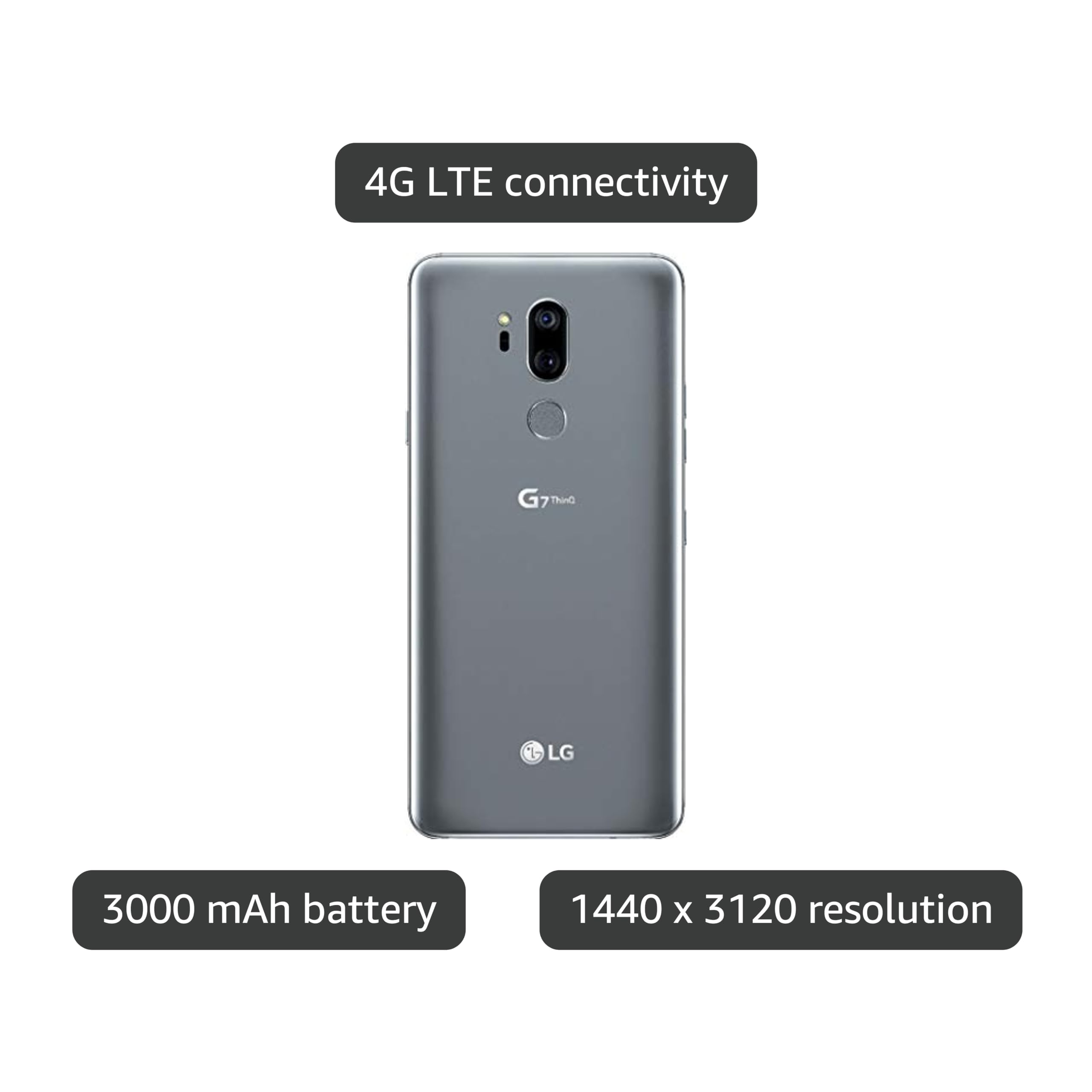 Amazon.com: LG G7 ThinQ GSM Unlocked LGG710 w/ 64GB Memory Cell