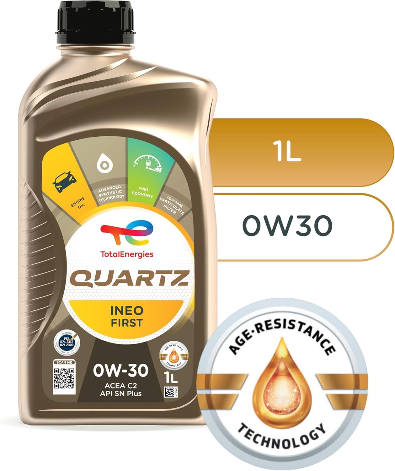 Amazon | トタルエナジーズ (TotalEnergies) エンジンオイル QUARTZ