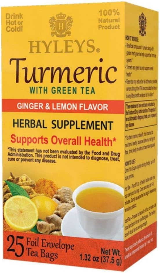 Trader Joe's Organic Ginger Turmeric Herbal Tea 20 tea
