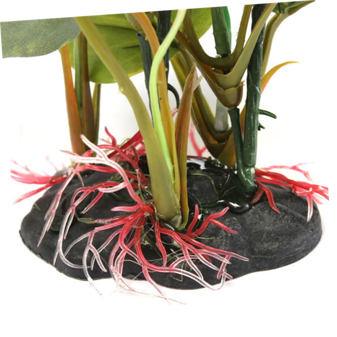 Housoutil Gazon Artificiel Pour Aquarium D'eau Décorative Verdure Décor De Monstre Décoration D'aquarium De Poissons Décorations D'aquarium Usine Décorer Plante