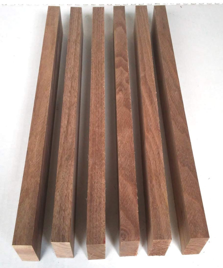 3/4” x 2” x 24” Combo of 6 Walnut 6 Cherry and 6 Hard Maple - 18 Boards per Pack