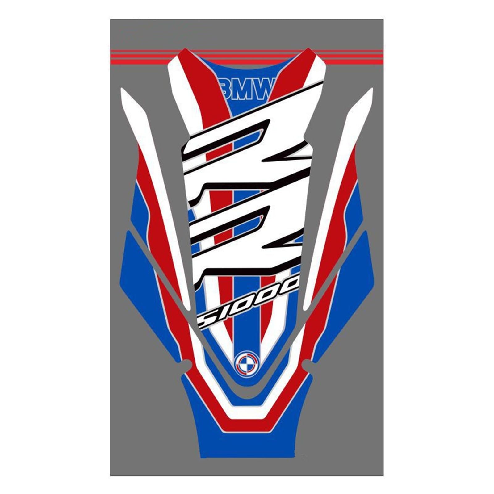 Dla BMW S1000RR S 1000 RR 2010 2011-19 naklejki zbiornik paliwa motocykla 3D naklejki owiewki naklejki ochronne zbiornika paliwa(A)