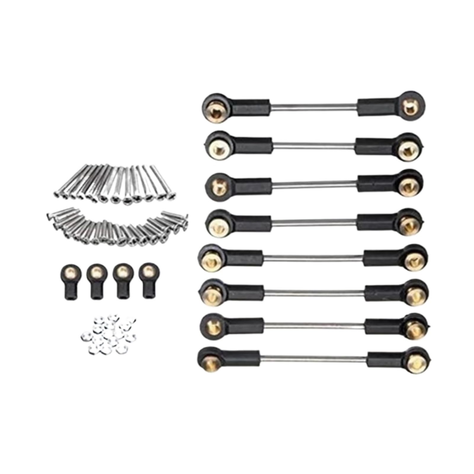 Rc Special Connecting Rod for C14 C24 C24-1 1/16 Metal for Chassis Suspension Link Tie Rod Set RC Car Tracked Vehicles Parts and Accessories Upgrades Replacement Use