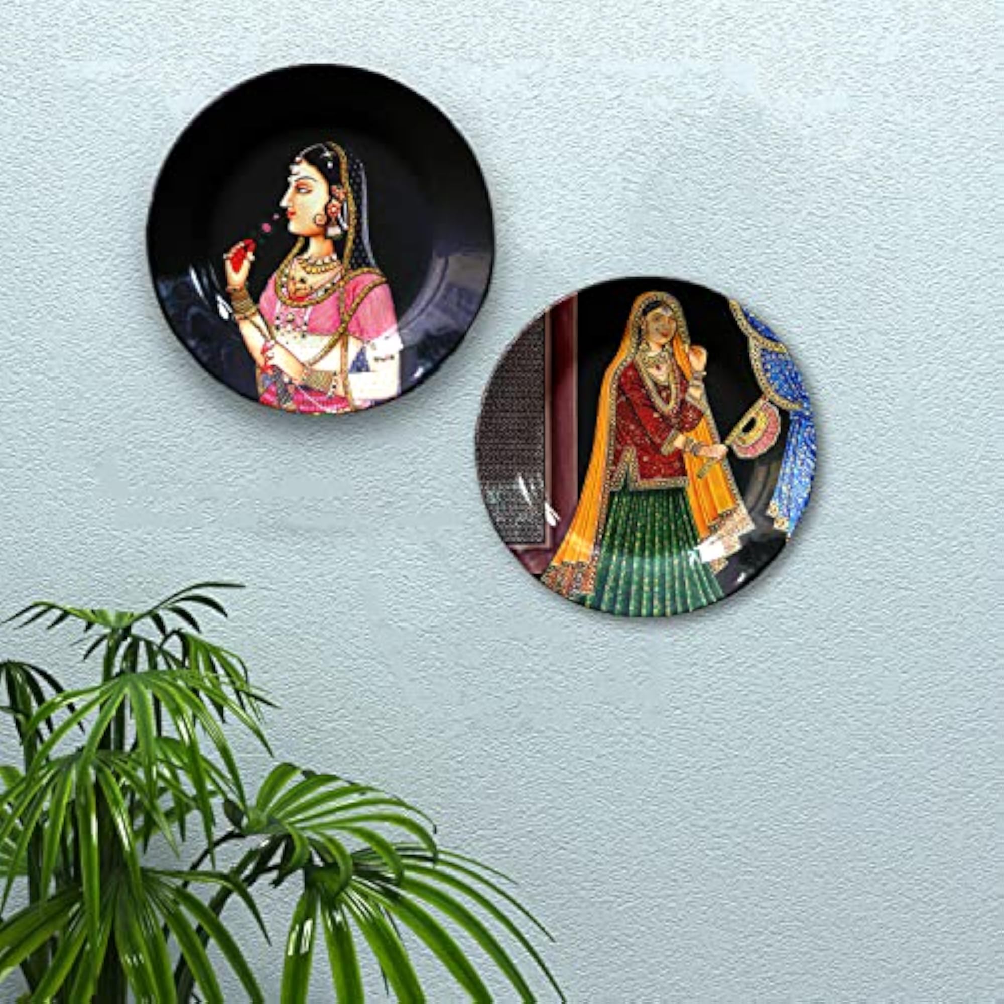 Ceramic Decorative Wall Plates, Combo Design for Home