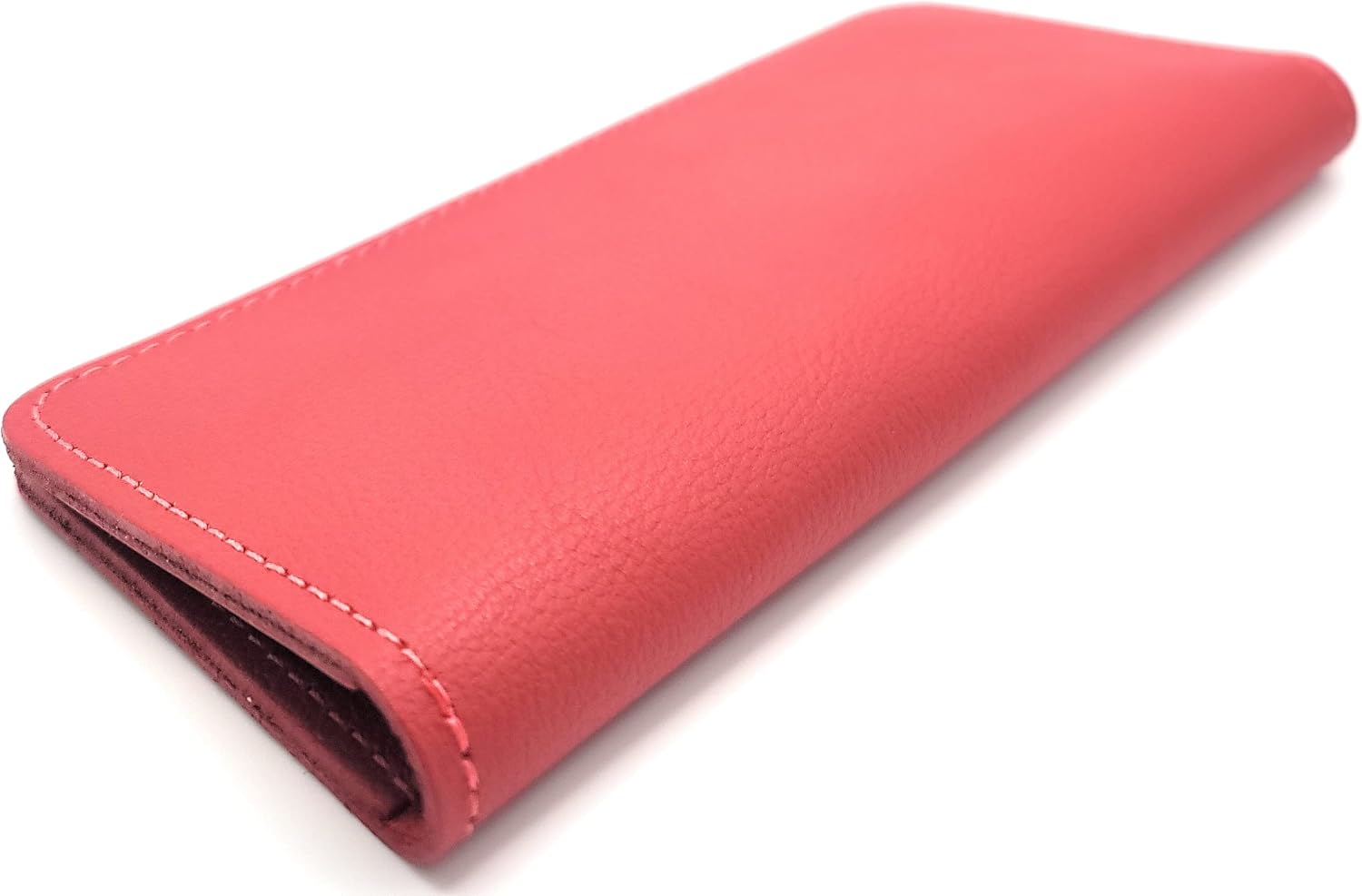 Checkbook Cover Wallet for Duplicate Checks (6.5" x 3.5") Red