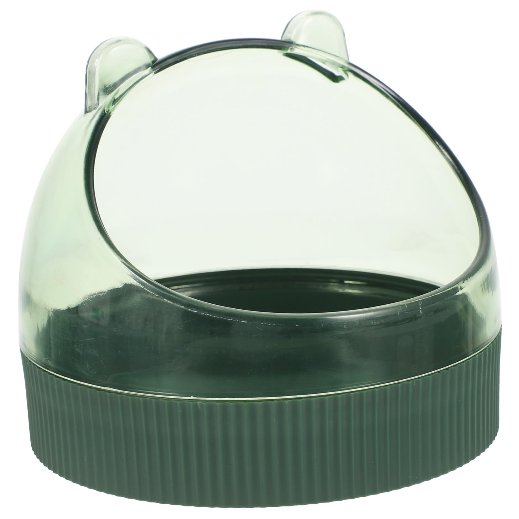 Sosoport 4piezas Comedero Colgante para Hámster y Roedores Plato Compacto De Alimentación para Chinchillas y Cobayas Fácil De Limpiar y Duradero Color Midnight