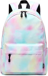 abshoo Lightweight Water Resistant Tie Dye Backpacks For Teen Girls Women School Bookbags (Tie Dye)