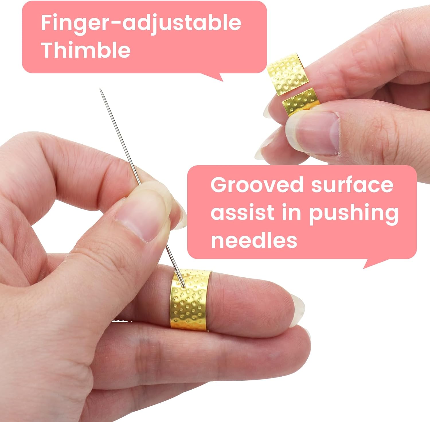 LEETAT 裁縫ツール36点セット ビッグアイ スチール縫い針キット ステンレススチール針 手縫い用 誕生日 ホリデーギフト