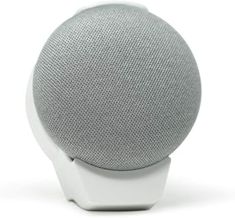 Outlet Wall Mount Holder for Google Nest Mini and Google Home Mini: Essentials Made for Google Home - Fits All Google Mini Generations (1 Pack, Ice White)