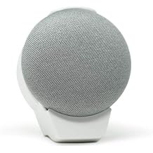 Outlet Wall Mount Holder for Google Nest Mini and Google Home Mini Essentials Made for Google Home - Fits All Google Mini Generations 1 Pack, Ice White
