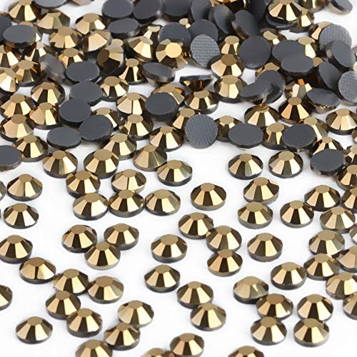 Image of Beadsland Crystal Hotfix Rhinestone,Machine Cut Stone 2880pcs /pkg (Aurum,SS6 /2mm)