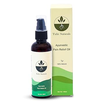 Ayurvedic Pain Relief Oil, 100% Natural, Relieves Knee, Joint, Back & Muscle Pain, Fast Absorption, 10 Natural Actives