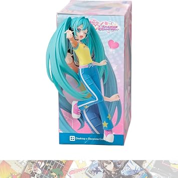 SEGA Hatsun e Mik u [Love Costume Ver.] 17cm DesktopDecorate Collections Statue Figurine Bundled with 1 A.C.G. Compatible Theme Trading Card 44752