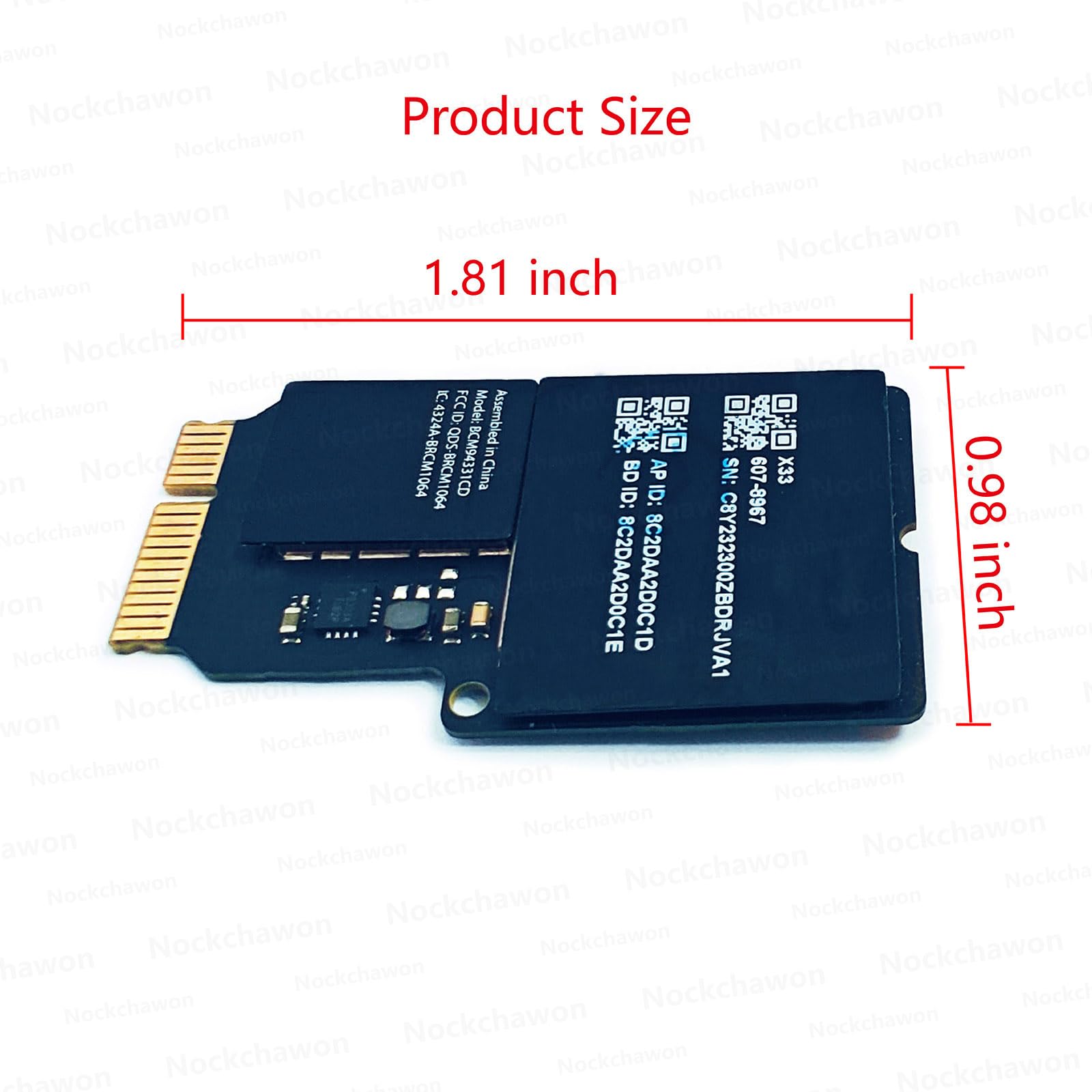 Amazon.com: Bluetooth 4.0 Bt Wireless WiFi Airport Card BCM94331CD
