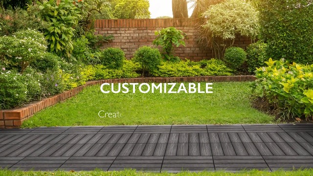 Amazon.com: Design House Square Deck Tiles, Interlocking Wood