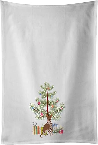 Miniatura 8 de Caroline's Treasures CK3489WTKT Tibetan Terrier - Juego de 2 toallas de cocina decorativas para baño, para manos, cara, cabello, yoga, té, cocina,