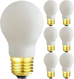Leools A15 LED Frosted Bulb 8W Equal E26 Bulb 60-75 Watt Dimmable E26 Edison Bulb Neutral White 4000K Special Matt Opal Glass AC120V E26 LED Bulb for Ceiling Fan,Wall sconces,Desk lamp Pack of 6