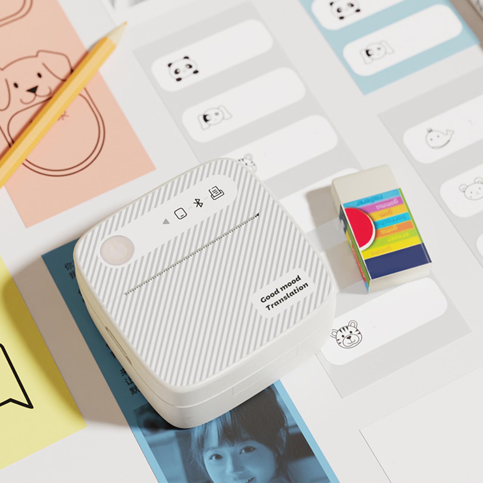 Amazon.co.jp: mini printer,multifunction portable pocket