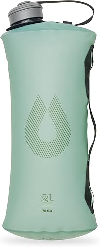 Hydrapak Seeker - Almacenamiento de agua plegable (2L70 onzas), bolsa de depósito de hidratación para acampar sin BPA y PVC, color verde Sutro