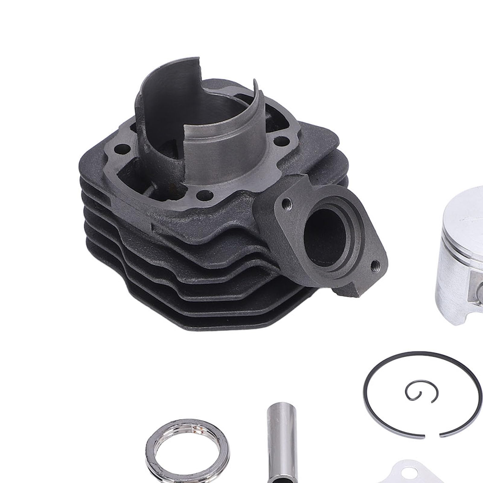 Kit de Cilindro de Gran Diámetro de 70, Clips de Pasadores de Anillos de Pistón de Culata Profesional con Juntas para Motores Verticales Refrigerados por Aire