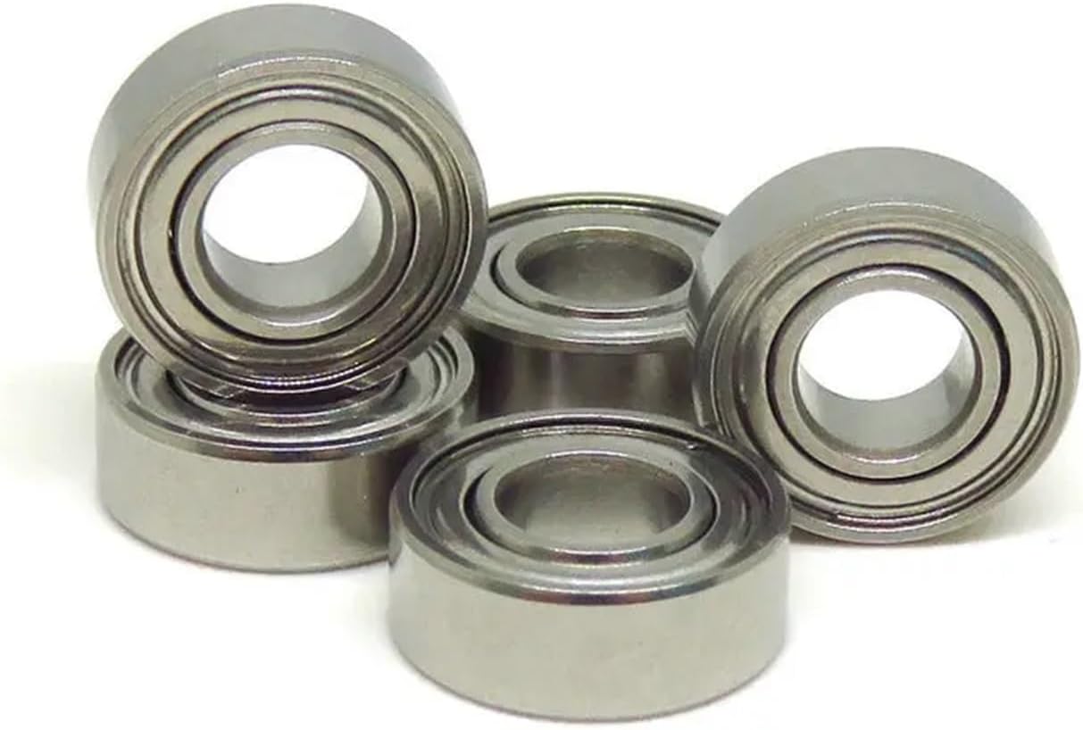 BAMMY 10pcs SMR115 ZZ 5x11x4 Mm 440C Stainless Steel Bearings MR115 Z SMR115Z 5 * 11 * 4 Mm RC Car & Reel Miniature Ball Bearing