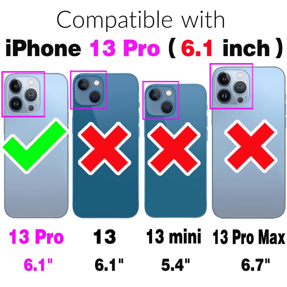 Asuwish Compatibile con iPhone 16 Pro 6.3 pollici Custodia a