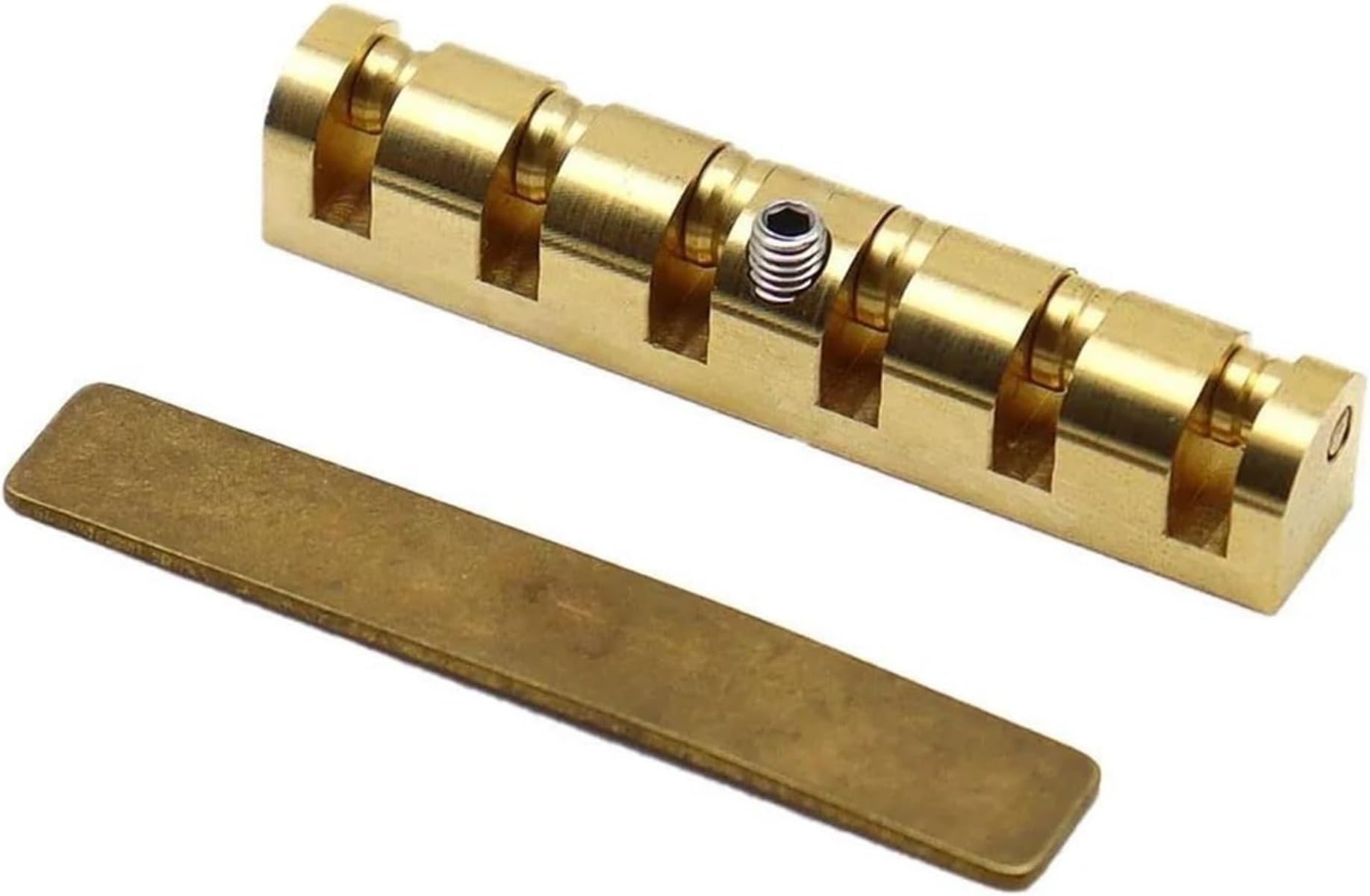 Height Adjustable Brass Roller Guitar Nut, for LP/SG Style 6 String Electric Guitar Replacement Parts (43)