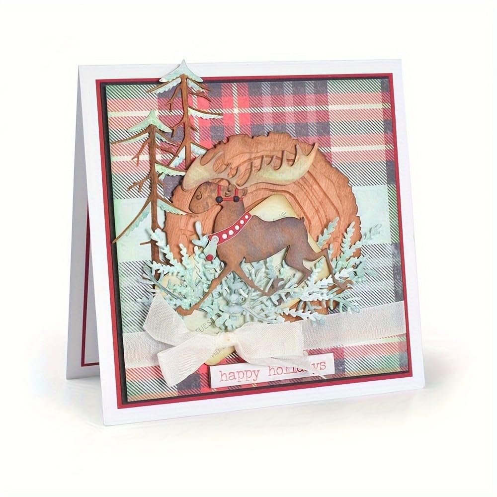 Lapoo Festivals - Troquel de corte de metal para álbumes de recortes, plantillas de corte duraderas para álbumes de recortes, álbumes de fotos, tarjetas de papel decorativas, suministros para hacer