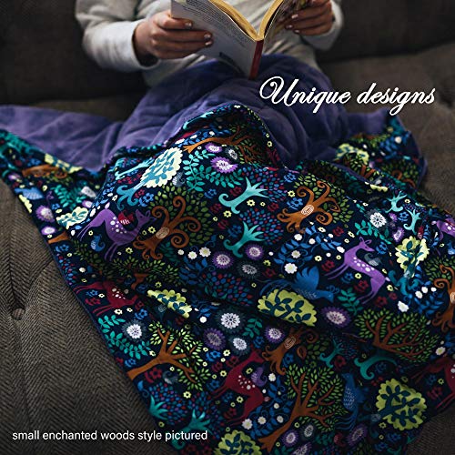 Calming Covers Weighted Blanket for Kids (6 lbs, 35 x 41, Good Night Moons)