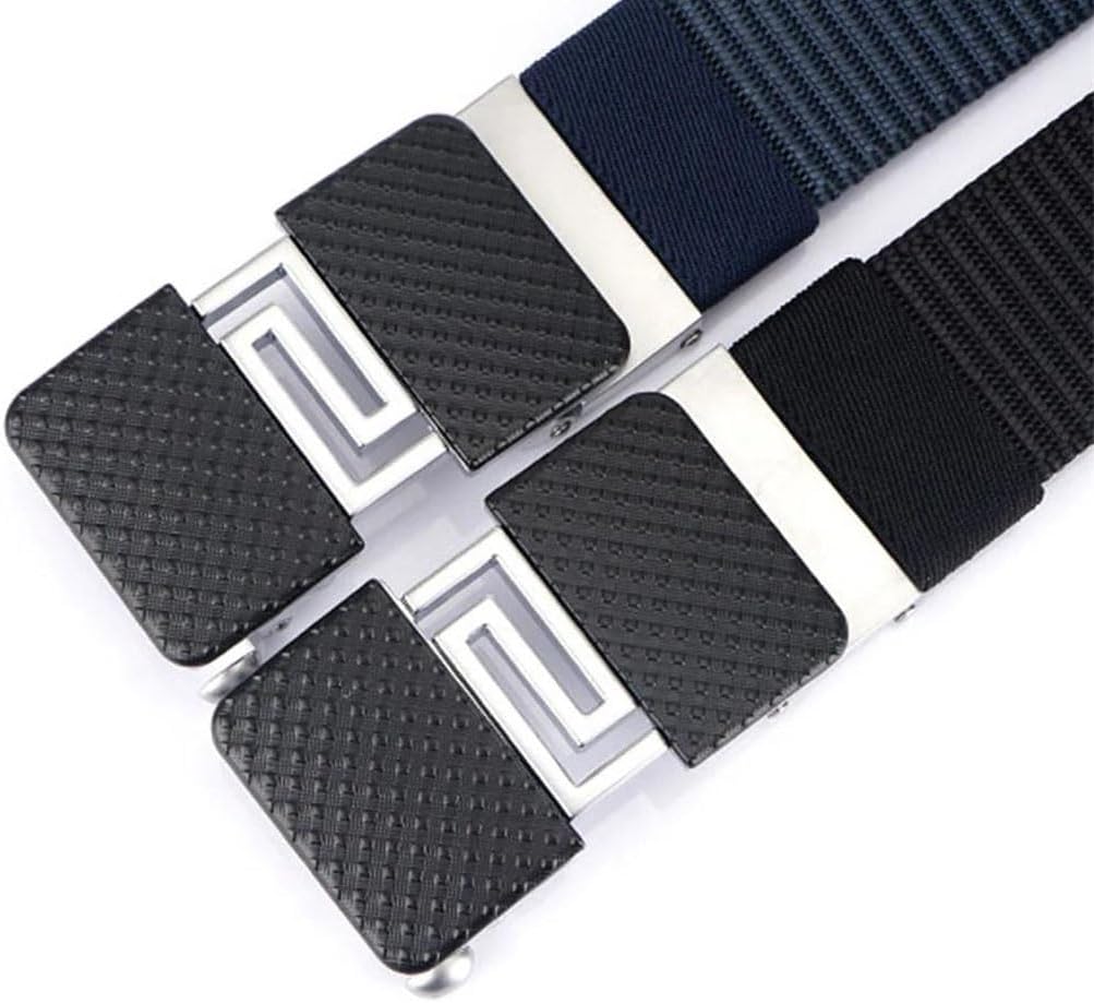 Men's Tactical Outdoor Hunting Multi Function Alloy Automatic Buckle Belt Soft Real Nylon