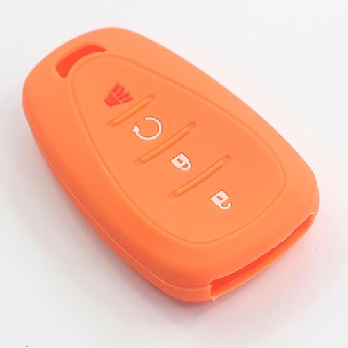 Miniatura 7 de Funda protectora de goma de silicona con 4 botones, compatible con Chevy Chevrolet Blazer Bolt Equinox Traverse Trax Trailblazer Volt Cruze Sonic