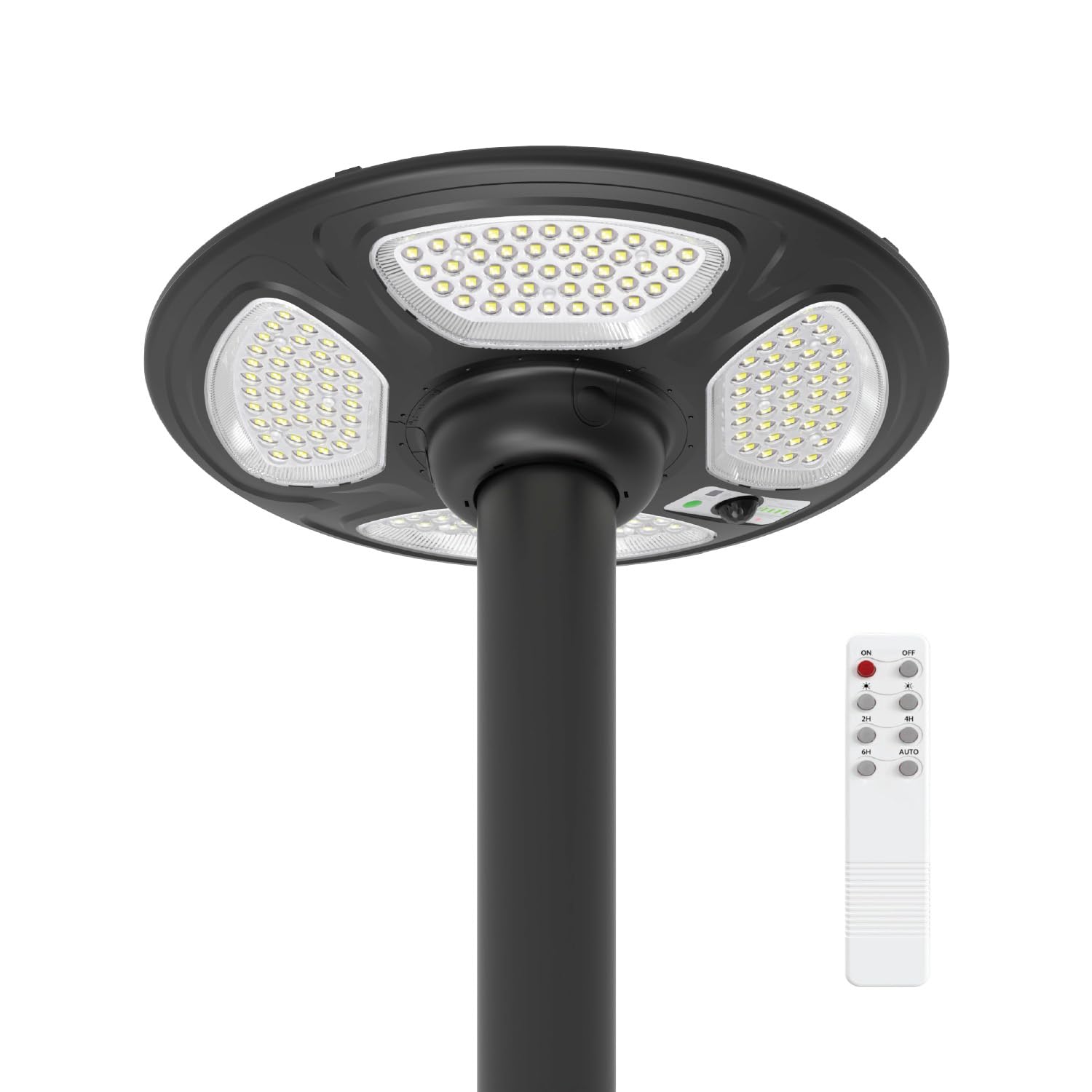 Luker JVLuker Led Solar Post Light 2800LM 3 in 1 Colour with PIR Sensor Multiple Function Modes/Timer/Brightness Remote Control Water Resistant Lights for Garden Lamp, 1 Year Warranty (Pack of 1)-image-49