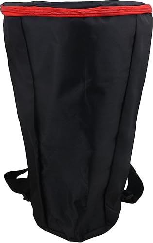 Bstinay Djembe - Bolsa de tambor grande de 12 pulgadas, estuche de transporte para instrumentos musicales, correa de hombro duradera, color negro