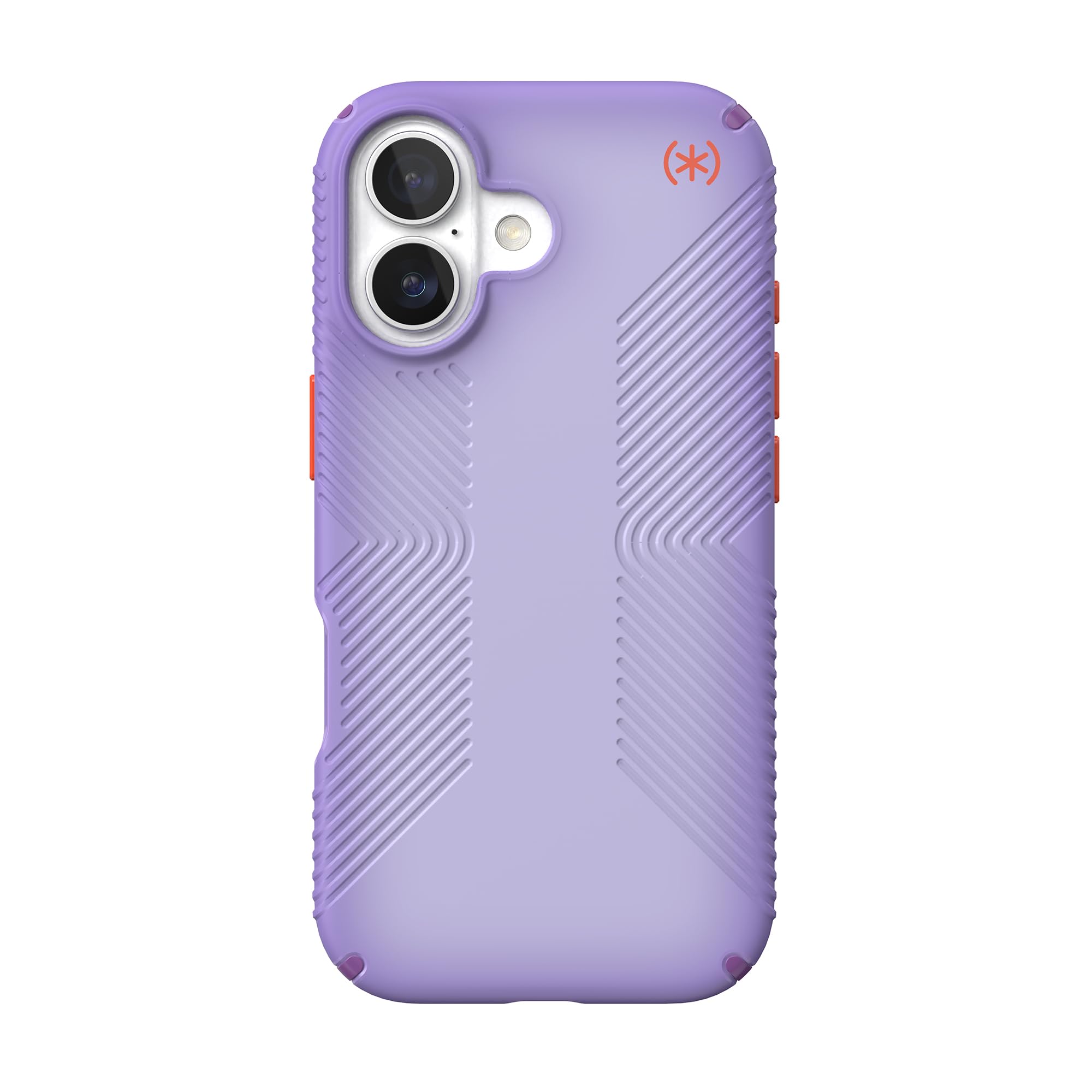Speck Presidio LUX Grip für iPhone 17 Hülle, MagSafe-kompatibel, schlanke Schutzhülle, Purple Fade/Magic Purple/New Poppy