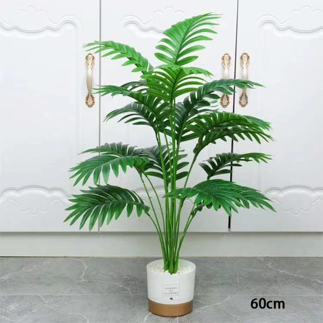 人工ヤシ フェイクグリーン 約2.5メートル 黒鉢付き