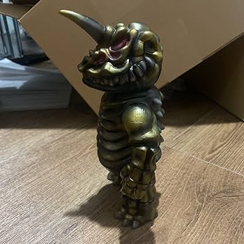 スカルトイズ ドクロザウラー オレンジクリア ソフビ /真頭玩具 スカル